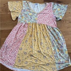 Haptics by Holly Harper Multicolor Floral Mini Dress